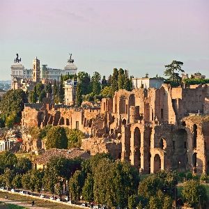 Circus Maximus, a historic Roman chariot racing stadium and entertainment venue