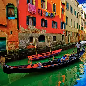Iconic Vistas of The Grand Canal in Venice