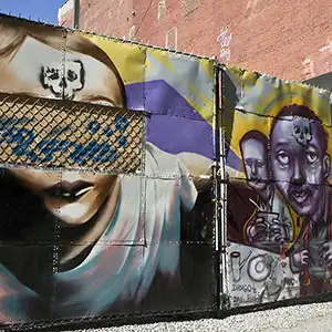 Urban Street Art and Culture in Graffiti Alley