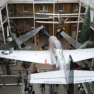 War History Exhibits at The Imperial War Museum, London