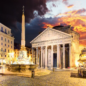 Historic Architecture of The Panthéon in Paris