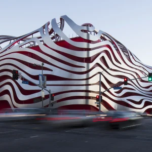 Exterior view of Peterson Automotive Museum