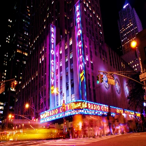 Iconic Radio City Music Hall in Midtown