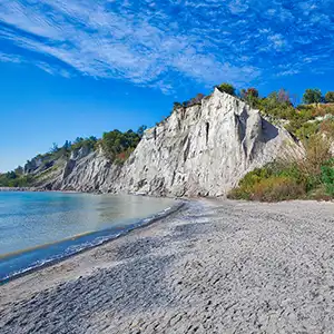 Stunning Cliffs and Waters of The Scarborough Bluffs