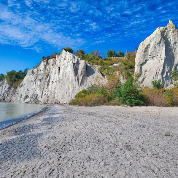 Stunning Cliffs and Waters of The Scarborough Bluffs